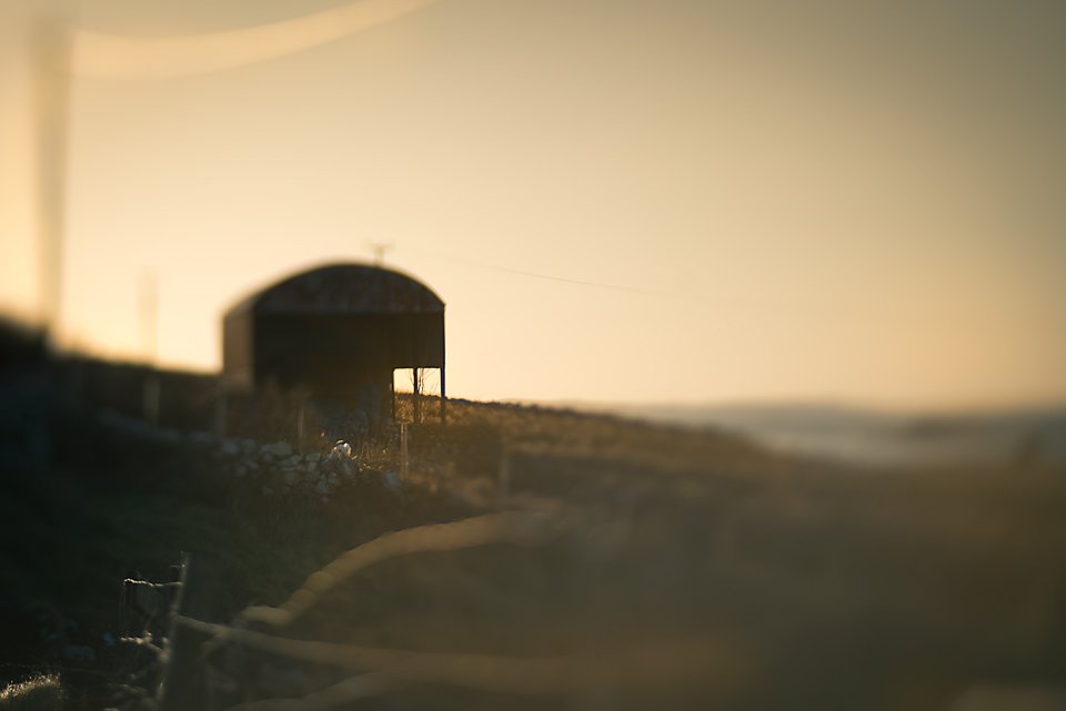 A barn in the sunshine