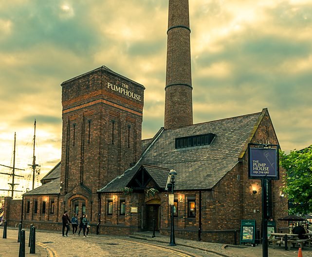 Old Pumphouse at Albert Dock, Liverpool